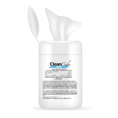 CleanCide Disinfectant Wipes, 160ct